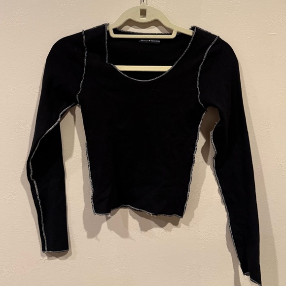 Brandy Melville Tops - Brandy Melville Black Long Sleeve Top